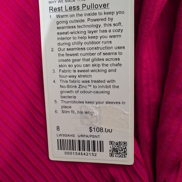 Lululemon Restless Pullover - Picture 4 of 4